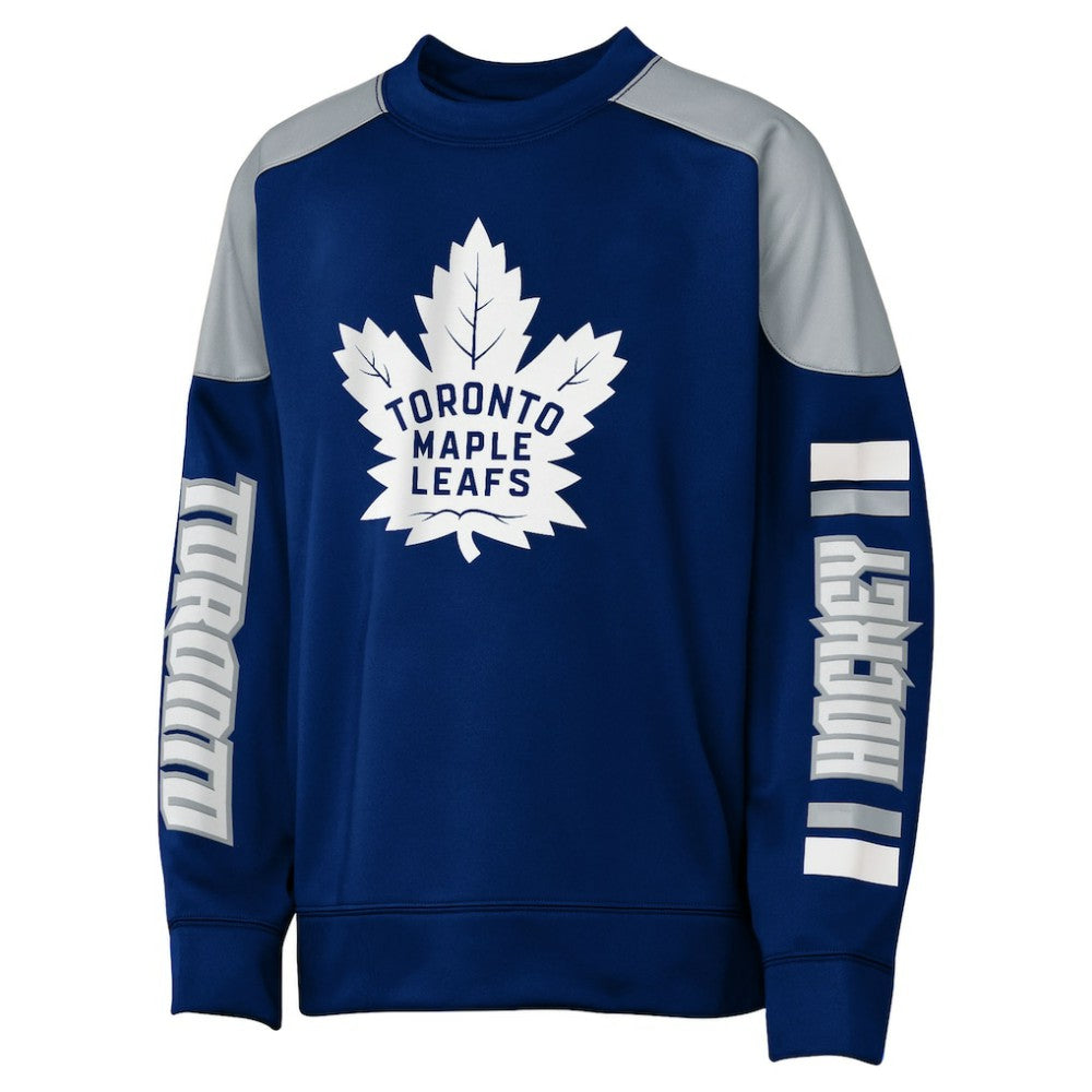 Auston Matthews Toronto Maple Leafs Outerstuff Youth Best Defense Name & Number Crewneck Sweatshirt - Blue | US 202598467