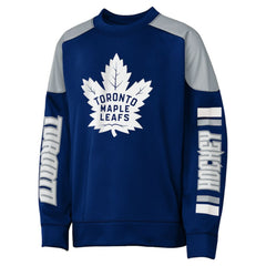 Auston Matthews Toronto Maple Leafs Outerstuff Youth Best Defense Name & Number Crewneck Sweatshirt - Blue | US 202598467