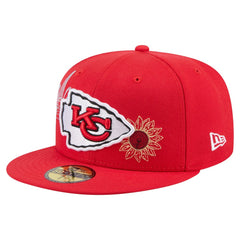 Kansas City Chiefs New Era State Stitch 59FIFTY Fitted Hat - Red Hats