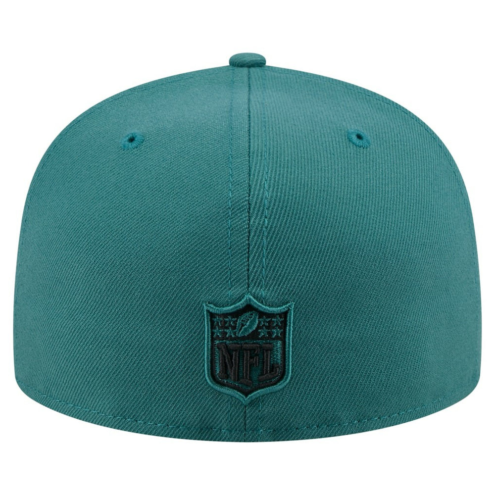 Philadelphia Eagles New Era State Stitch 59FIFTY Fitted Hat - Midnight Green Hats