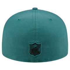 Philadelphia Eagles New Era State Stitch 59FIFTY Fitted Hat - Midnight Green Hats