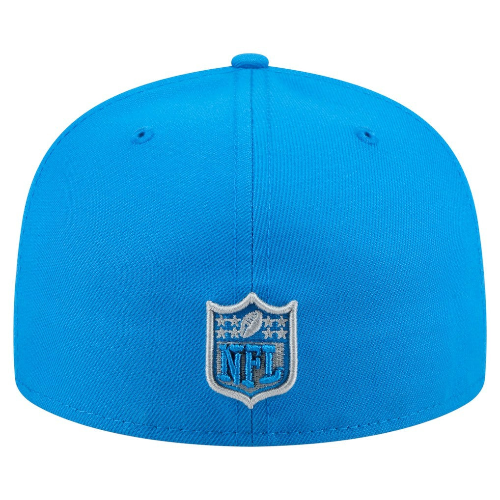 Detroit Lions New Era State Stitch 59FIFTY Fitted Hat - Blue Hats