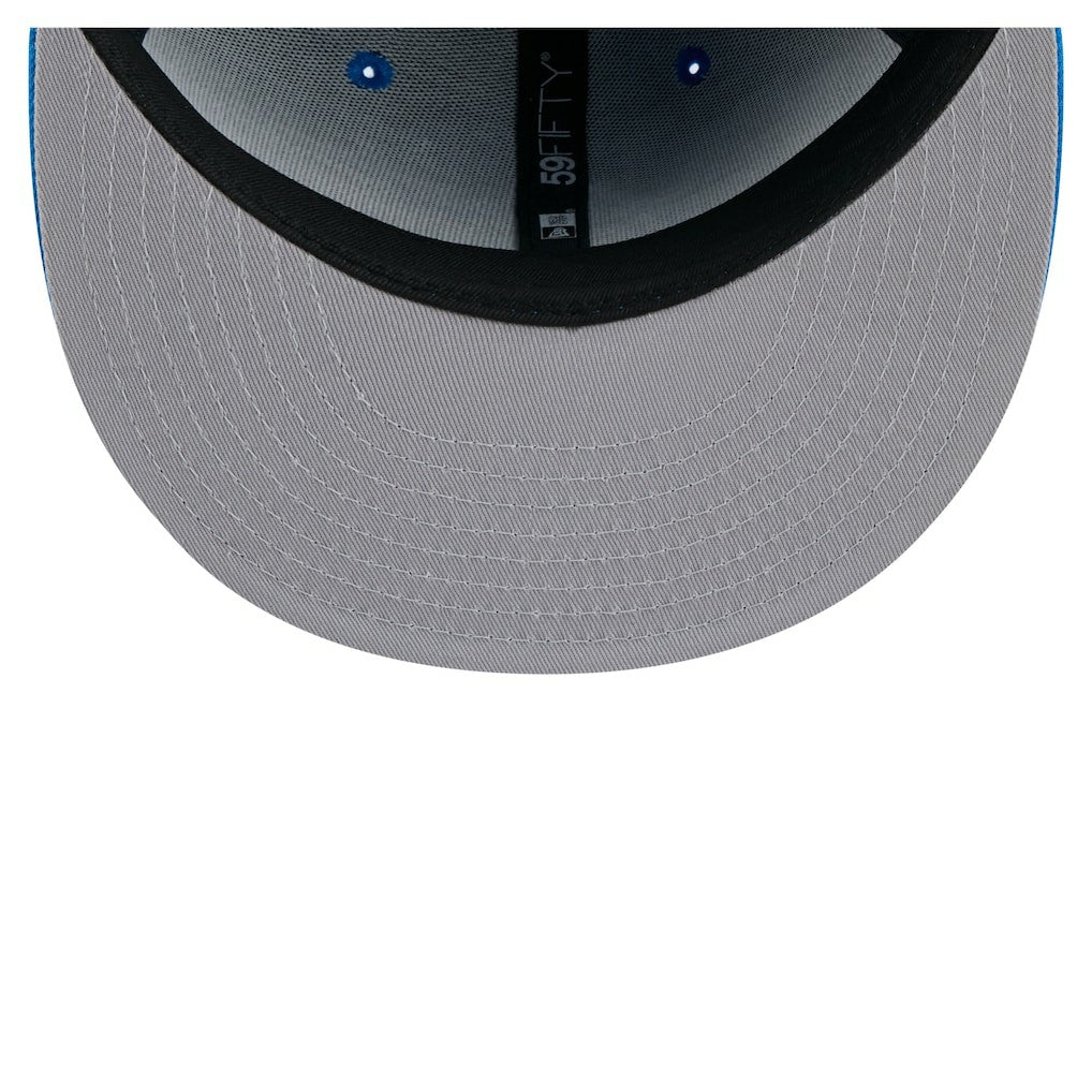 Detroit Lions New Era State Stitch 59FIFTY Fitted Hat - Blue Hats