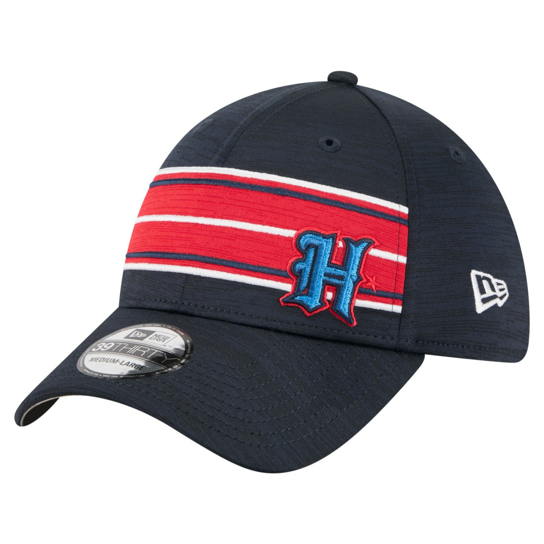 Houston Texans New Era Stripes 39THIRTY Flex Hat - Navy Hats