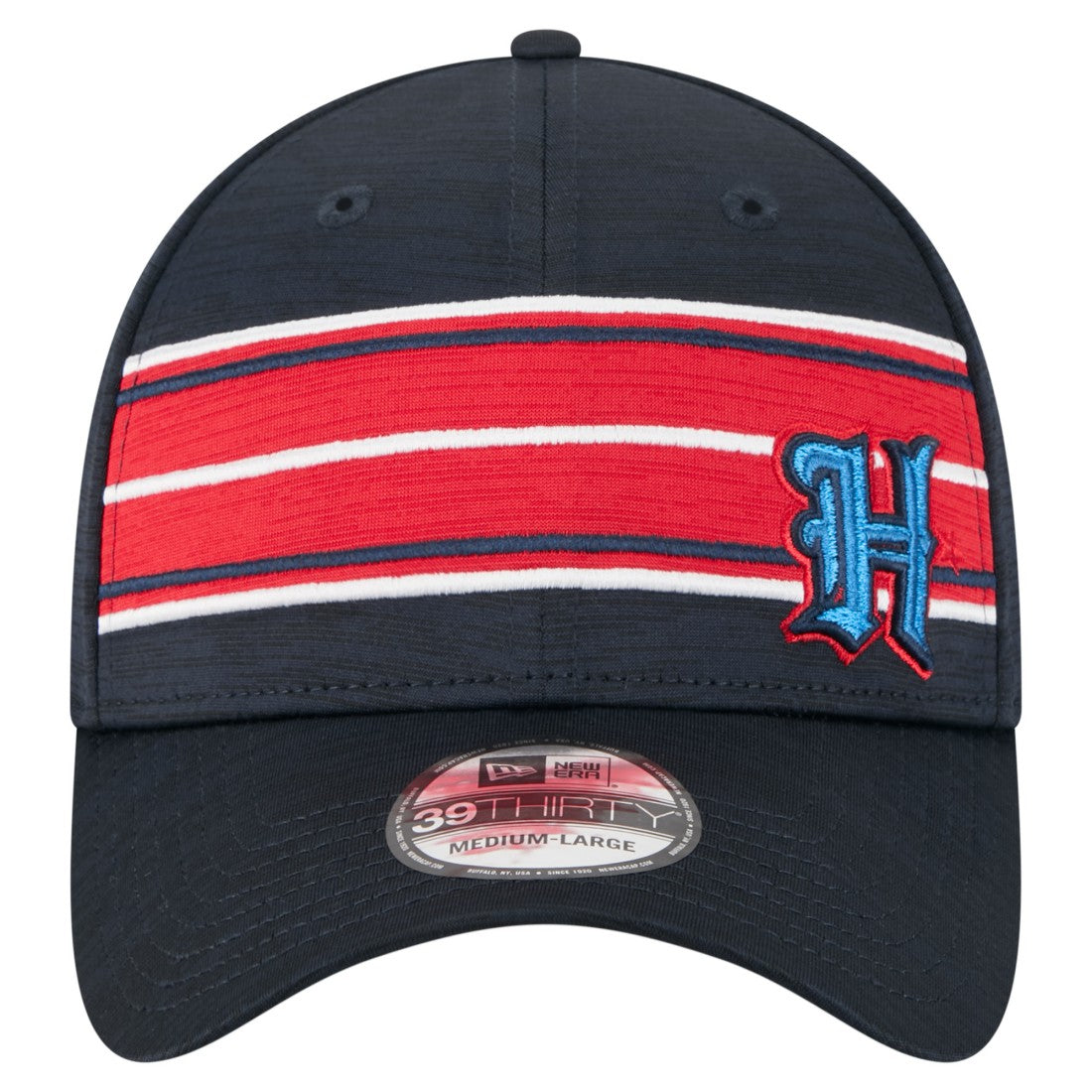 Houston Texans New Era Stripes 39THIRTY Flex Hat - Navy Hats