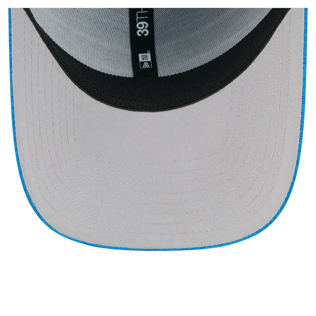 Detroit Lions New Era Stripes 39THIRTY Flex Hat - Blue Hats