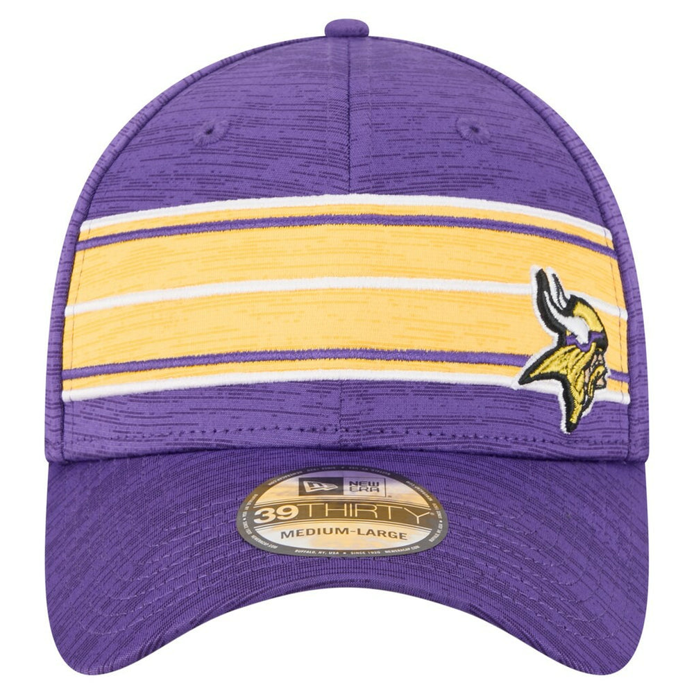 Minnesota Vikings New Era Stripes 39THIRTY Flex Hat - Purple Hats