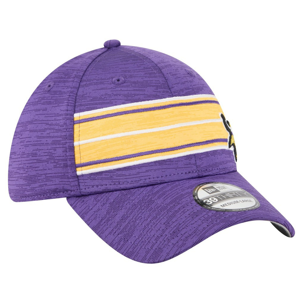Minnesota Vikings New Era Stripes 39THIRTY Flex Hat - Purple Hats