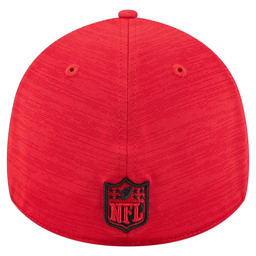 Kansas City Chiefs New Era Stripes 39THIRTY Flex Hat - Red Hats