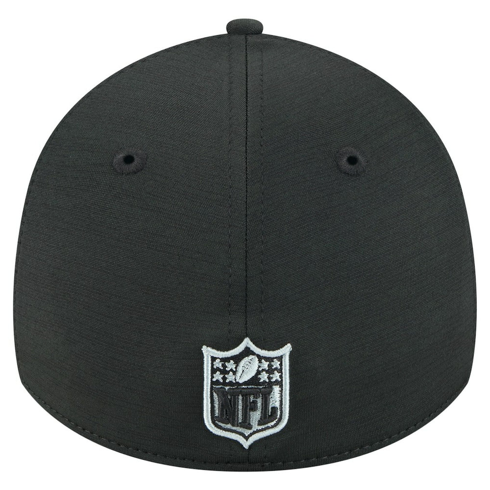 Las Vegas Raiders New Era Stripes 39THIRTY Flex Hat - Black Hats
