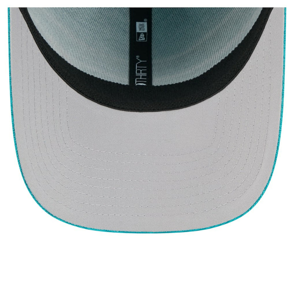 Miami Dolphins New Era Stripes 39THIRTY Flex Hat - Aqua Hats