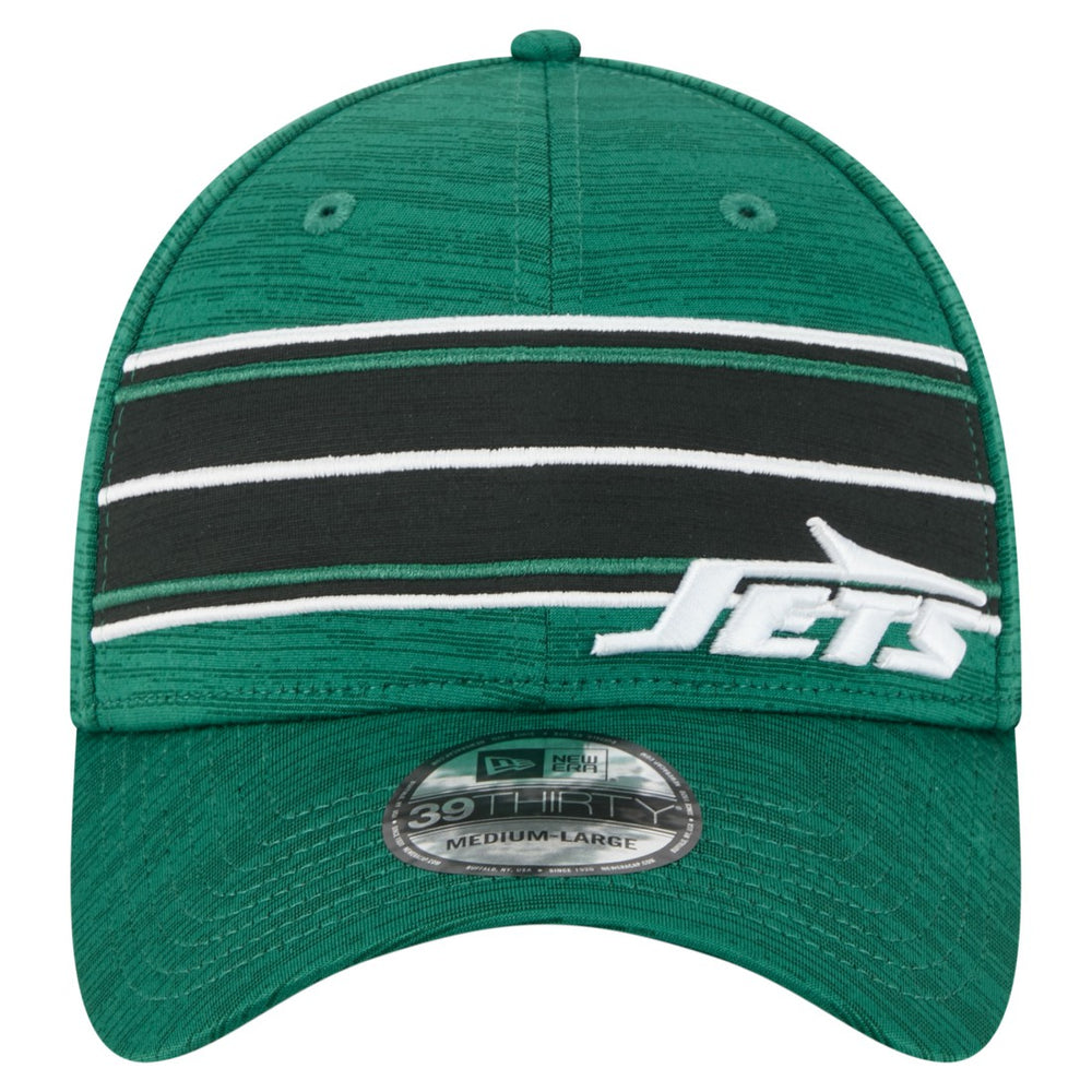 New York Jets New Era Stripes 39THIRTY Flex Hat - Green Hats