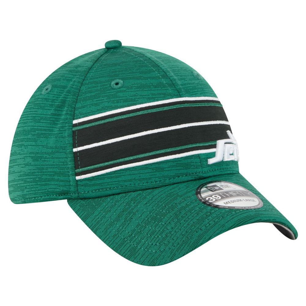 New York Jets New Era Stripes 39THIRTY Flex Hat - Green Hats