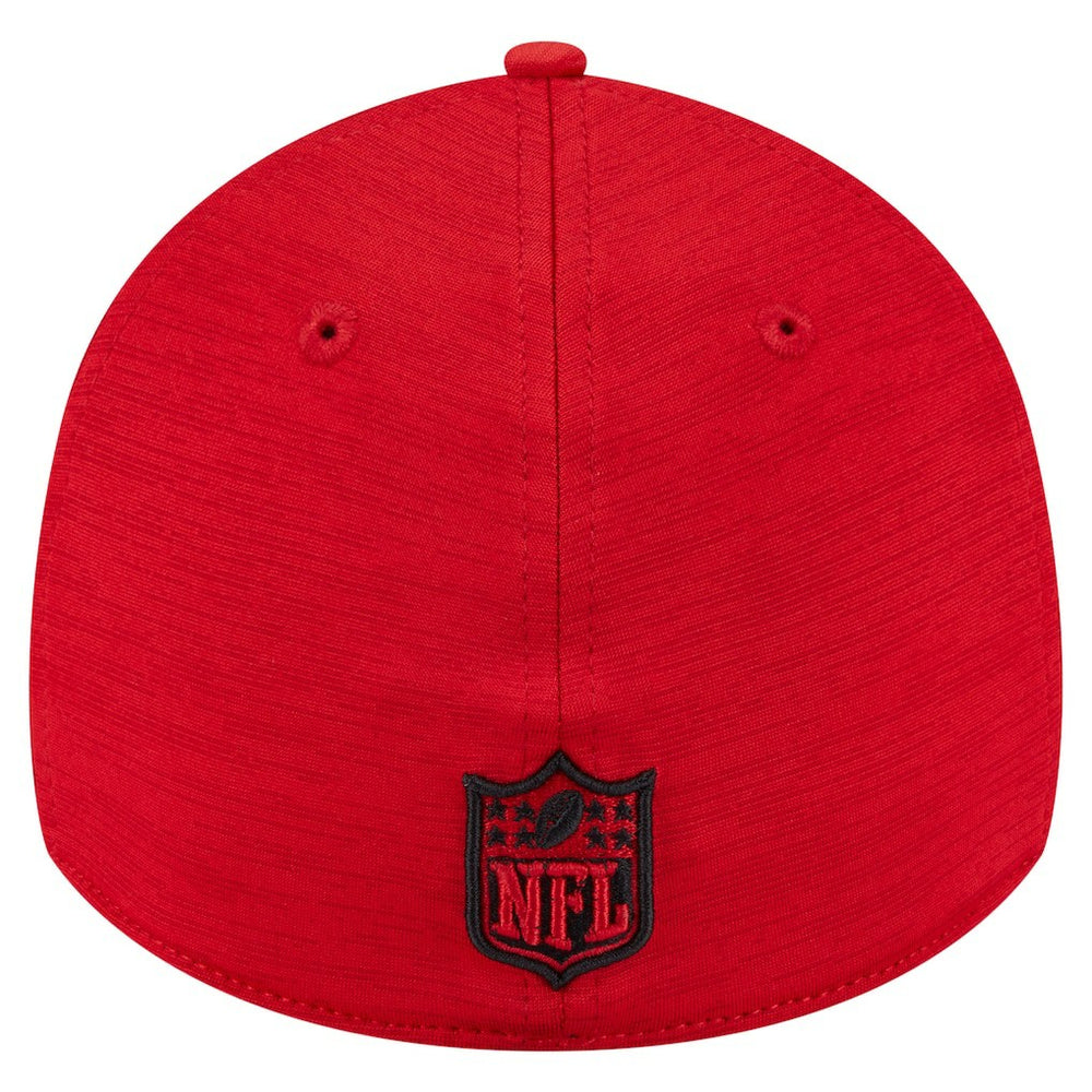 San Francisco 49ers New Era Stripes 39THIRTY Flex Hat - Scarlet Hats