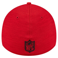 San Francisco 49ers New Era Stripes 39THIRTY Flex Hat - Scarlet Hats