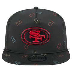 San Francisco 49ers New Era Gummy Golfer Snapback Hat - Black Hats