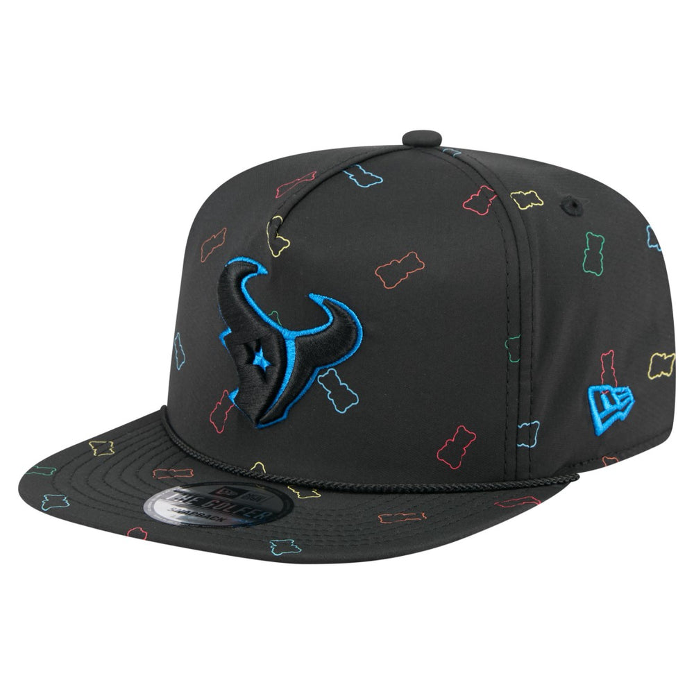 Houston Texans New Era Gummy Golfer Snapback Hat - Black Hats