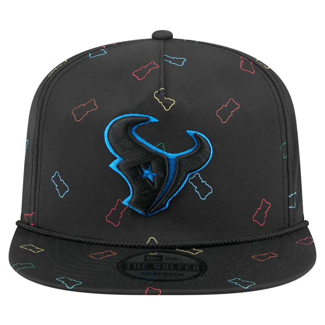 Houston Texans New Era Gummy Golfer Snapback Hat - Black Hats