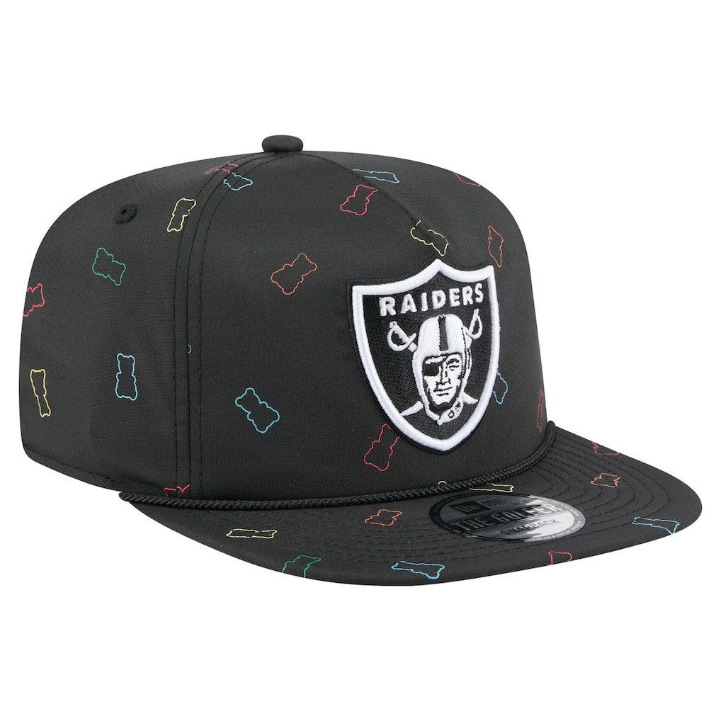 Las Vegas Raiders New Era Gummy Golfer Snapback Hat - Black Hats
