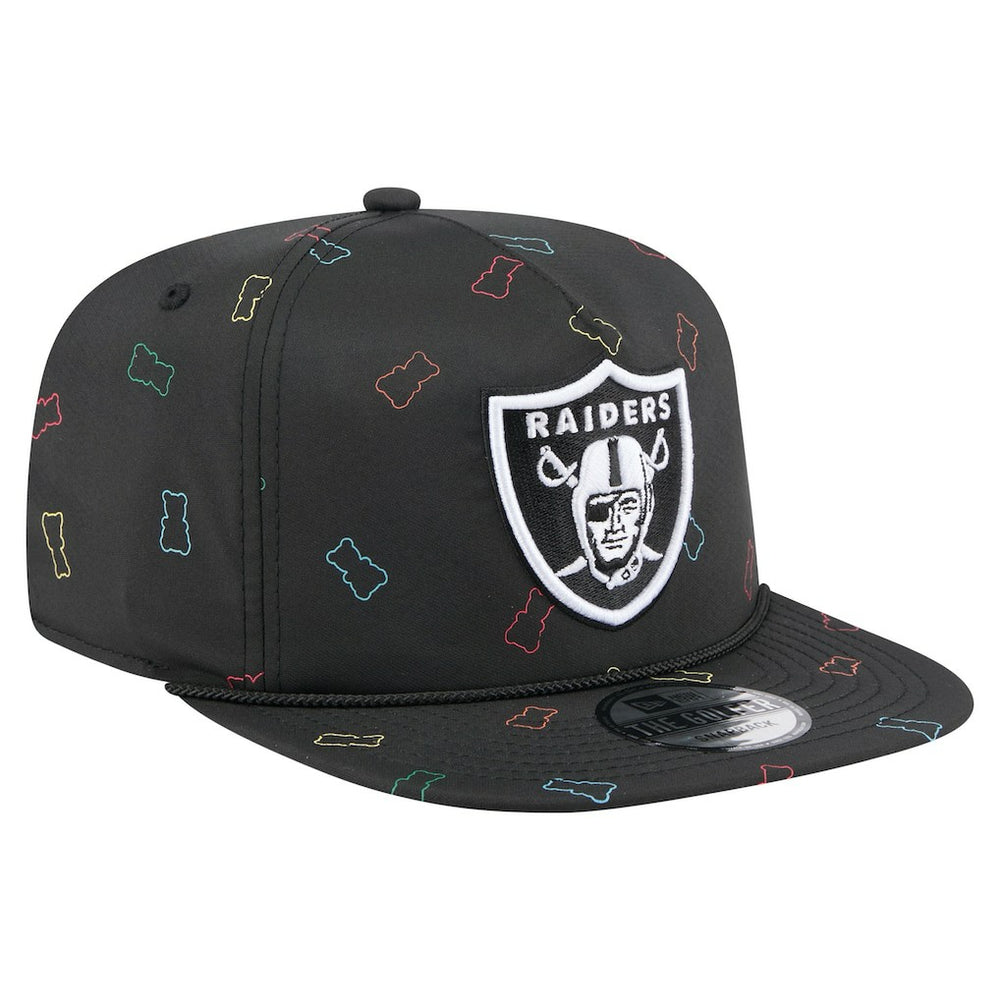 Las Vegas Raiders New Era Gummy Golfer Snapback Hat - Black Hats