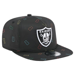 Las Vegas Raiders New Era Gummy Golfer Snapback Hat - Black Hats