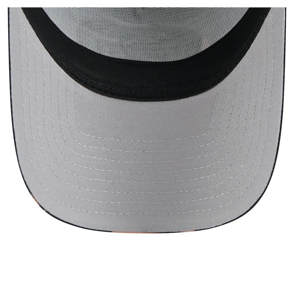 San Francisco 49ers New Era Bleached 9FORTY A-Frame Adjustable Hat - Black Hats