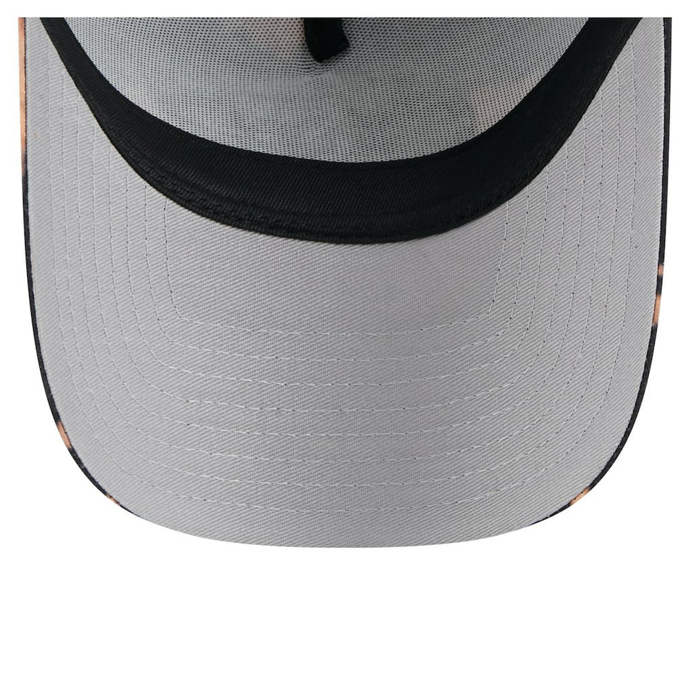 Kansas City Chiefs New Era Bleached 9FORTY A-Frame Adjustable Hat - Black Hats