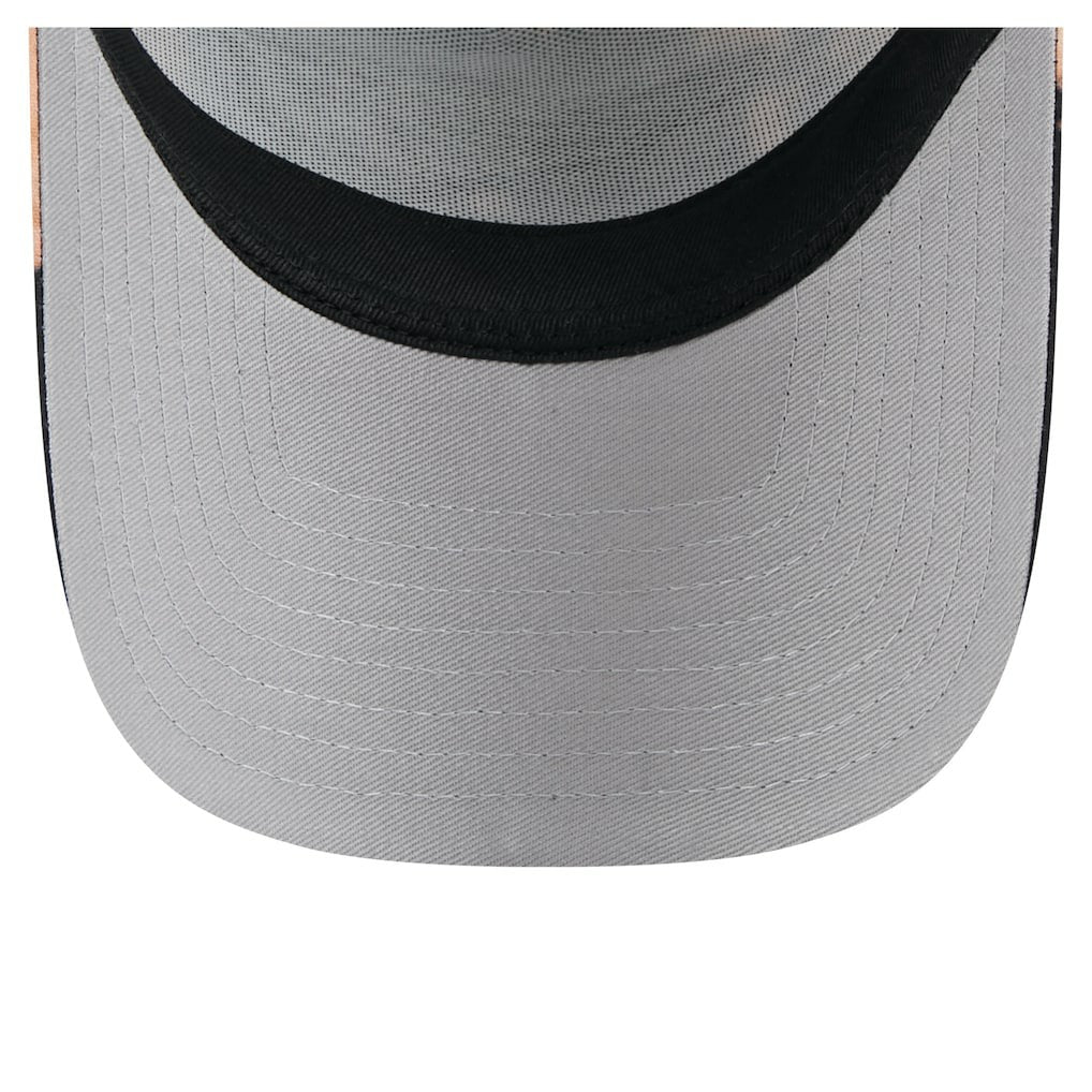 New England Patriots New Era Bleached 9FORTY A-Frame Adjustable Hat - Black Hats