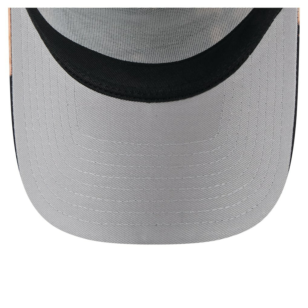 New England Patriots New Era Bleached 9FORTY A-Frame Adjustable Hat - Black Hats