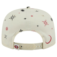 San Francisco 49ers New Era Celestial Golfer Snapback Hat - Cream Hats