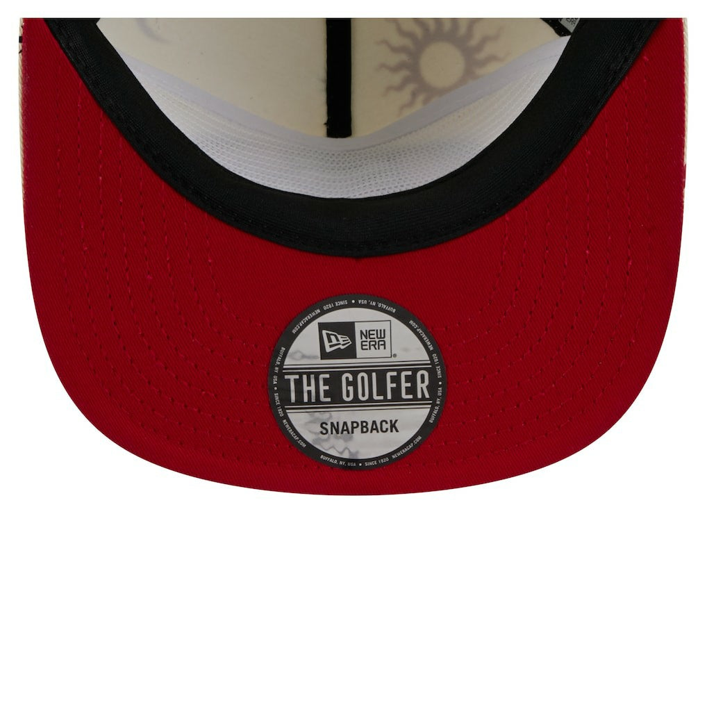 San Francisco 49ers New Era Celestial Golfer Snapback Hat - Cream Hats