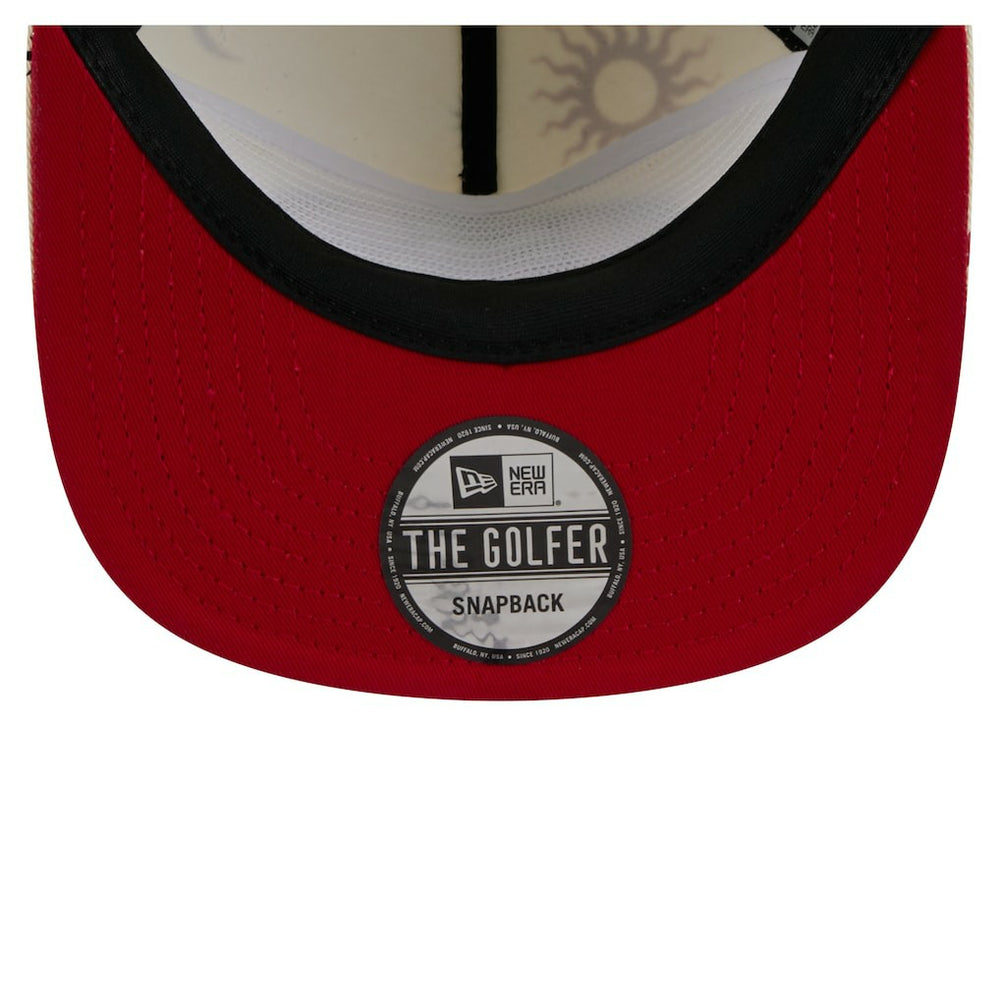 San Francisco 49ers New Era Celestial Golfer Snapback Hat - Cream Hats