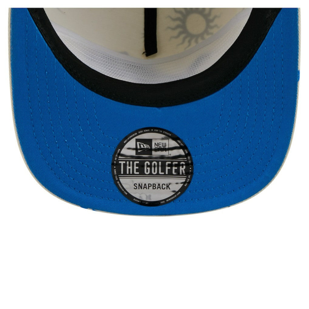 Detroit Lions New Era Celestial Golfer Snapback Hat - Cream Hats