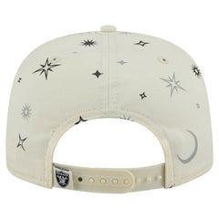 Las Vegas Raiders New Era Celestial Golfer Snapback Hat - Cream Hats