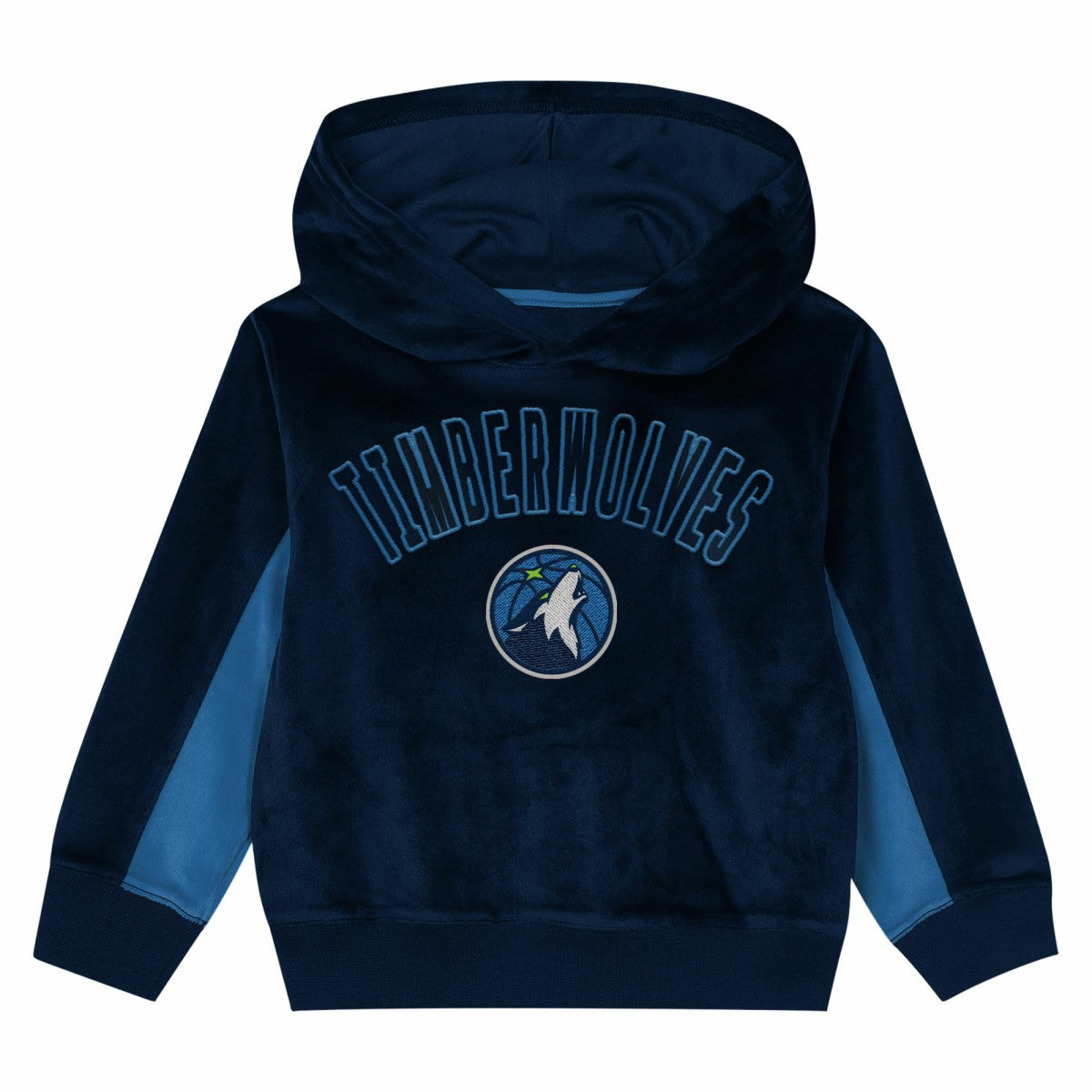 Minnesota Timberwolves Outerstuff Preschool Velour Hoodie Navy