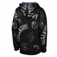 Sacramento Kings Outerstuff Youth Moving Violation Hoodie Black