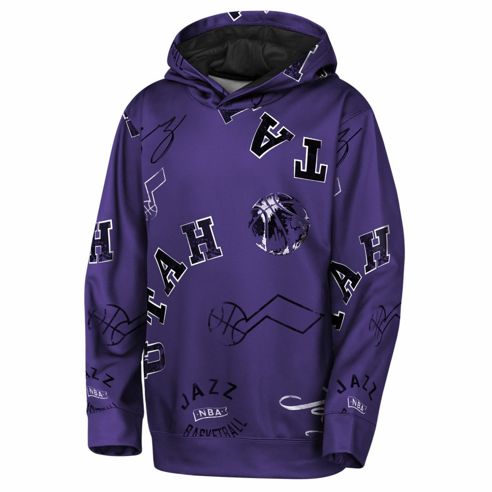 Utah Jazz Outerstuff Youth Moving Violation Hoodie Purple outlet
