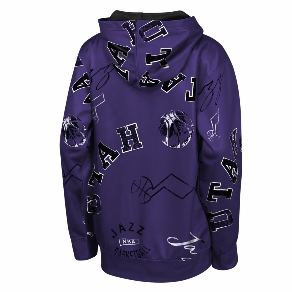 Utah Jazz Outerstuff Youth Moving Violation Hoodie Purple outlet