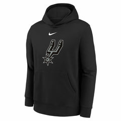 San Antonio Spurs Youth 2025/26 Club Fleece Hoodie Black - Nike outlet