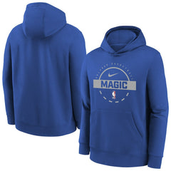 Orlando Magic Youth 2025/26 Club Fleece Practice Hoodie Blue - Nike