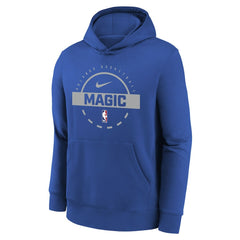 Orlando Magic Youth 2025/26 Club Fleece Practice Hoodie Blue - Nike