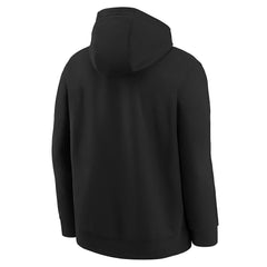 Brooklyn Nets Youth 2025/26 Club Fleece Practice Hoodie Black - Nike