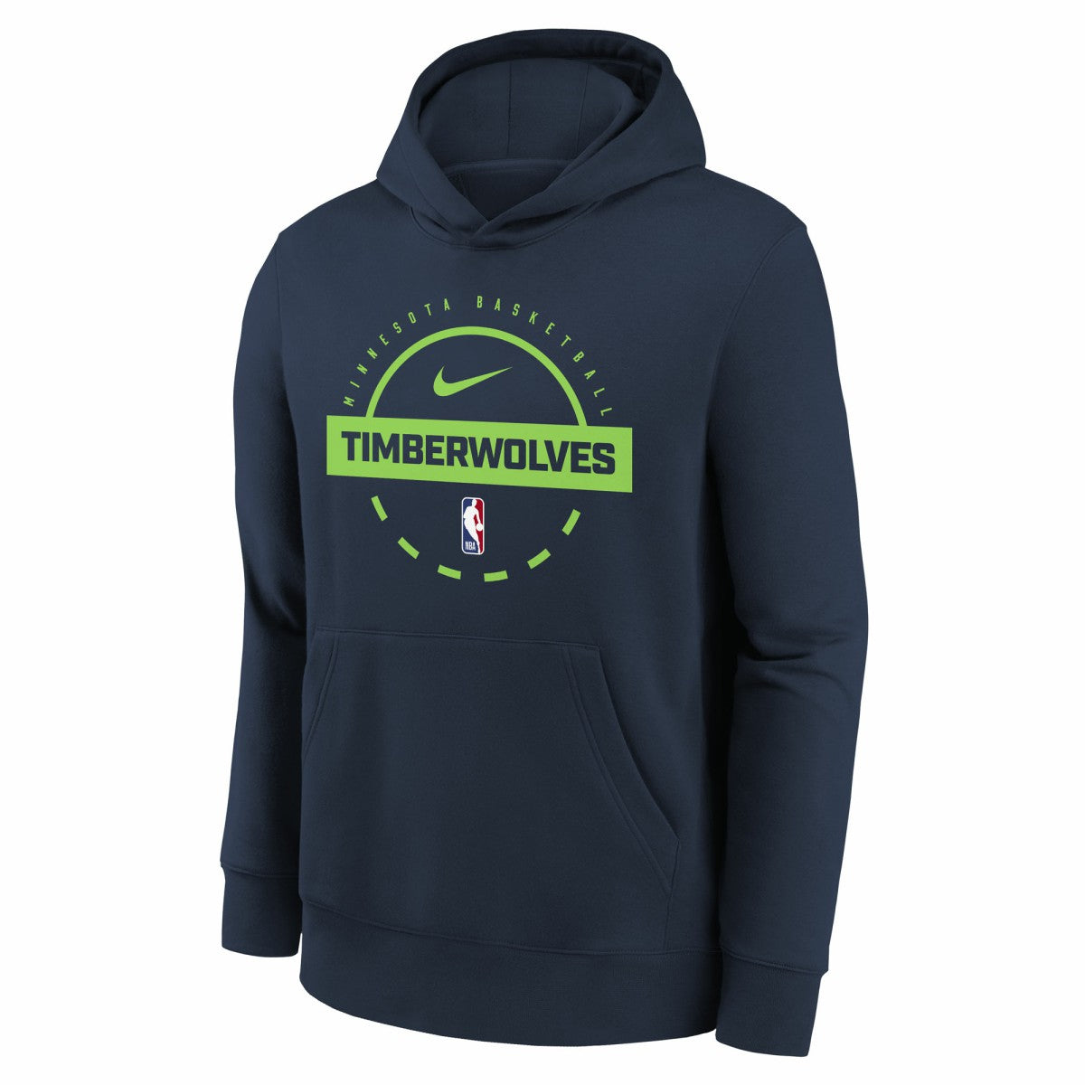 Minnesota Timberwolves Youth 2025/26 Club Fleece Practice Hoodie Navy - Nike outlet