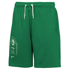 Boston Celtics Youth Courtside Club Fleece Shorts Kelly Green - Nike