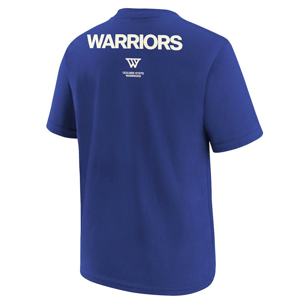 Golden State Warriors Jordan Brand Youth Courtside Statement 85 T-Shirt Blue