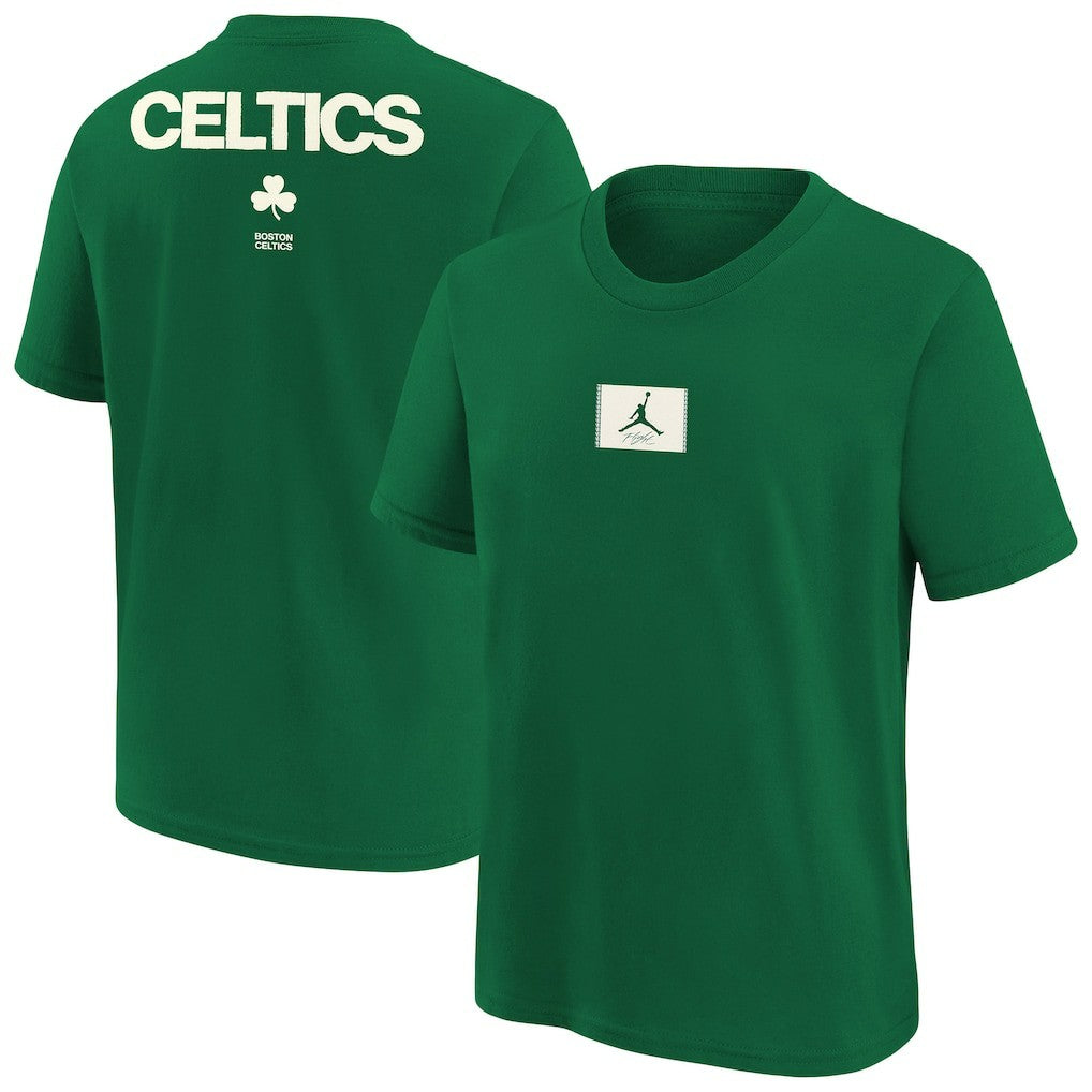 Boston Celtics Jordan Brand Youth Courtside Statement 85 T-Shirt Kelly Green outlet