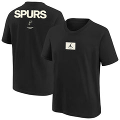 San Antonio Spurs Jordan Brand Youth Courtside Statement 85 T-Shirt Black