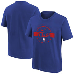 Philadelphia 76ers Youth Practice T-Shirt Royal - Nike