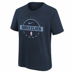 Memphis Grizzlies Youth Practice T-Shirt Navy - Nike