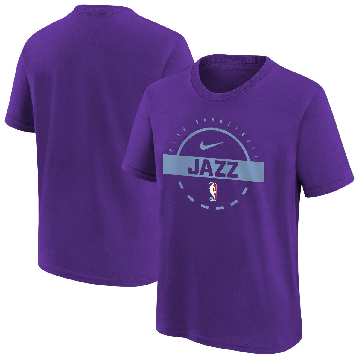 Utah Jazz Youth Practice T-Shirt Purple - Nike